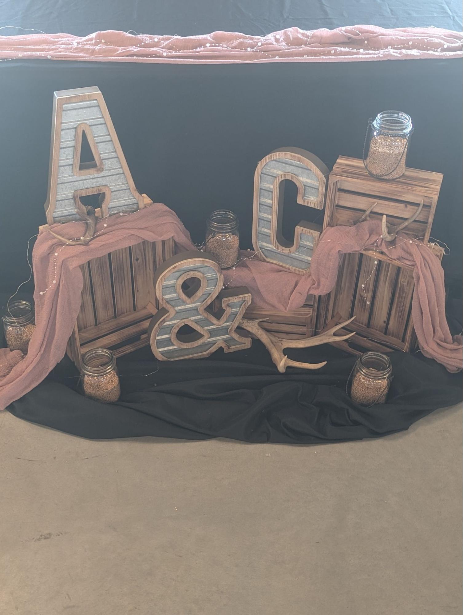 Wedding decor set for a real event — candles, centerpieces, and thoughtful details