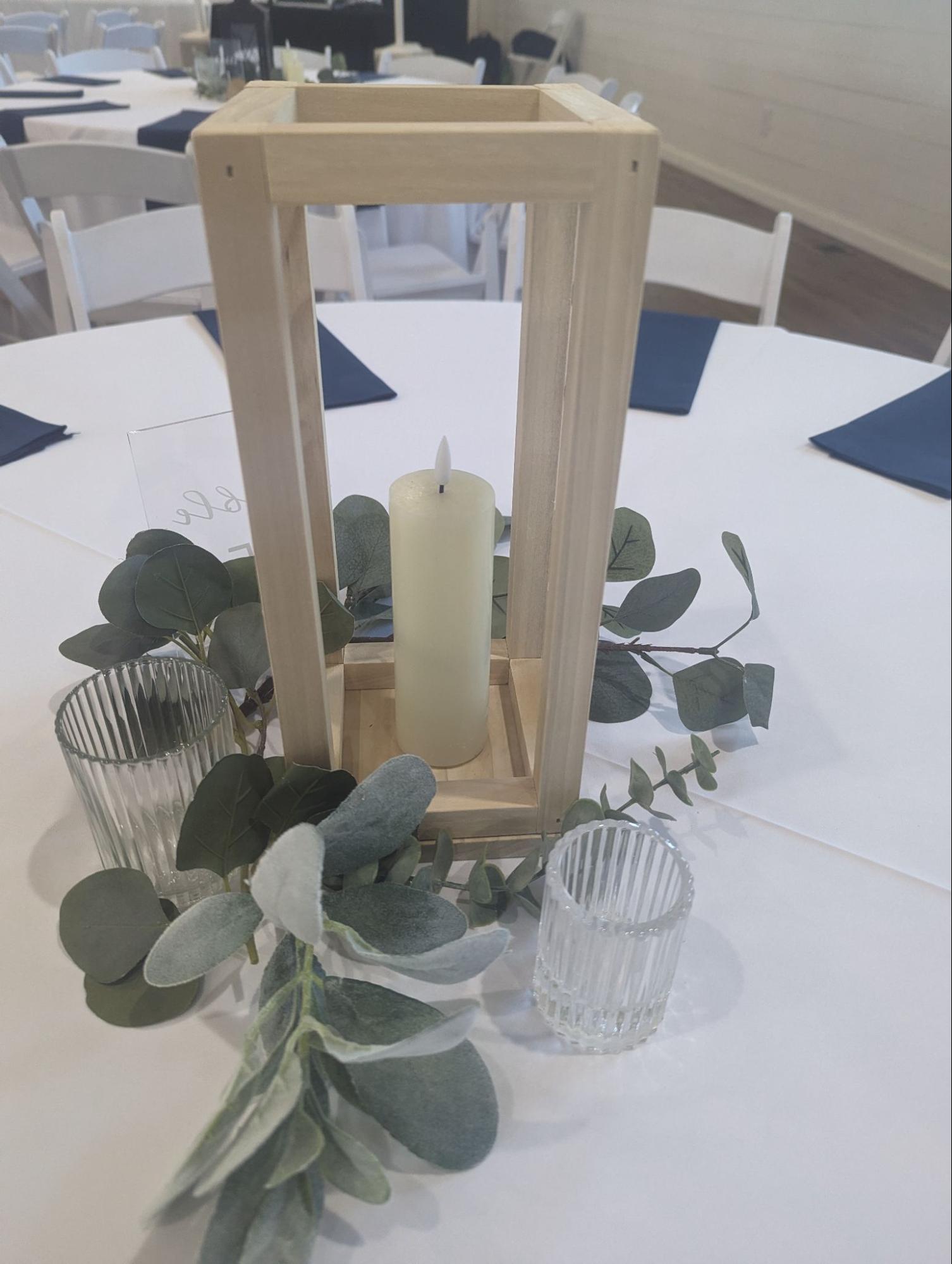 Centerpiece arrangement from a real wedding