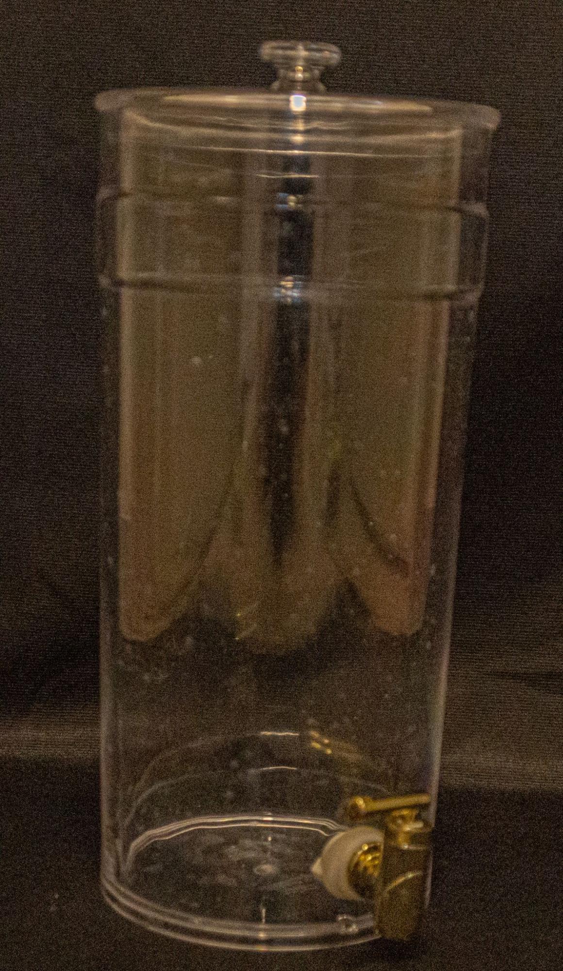 Clear Drink Dispenser from Golden Moments Rentals