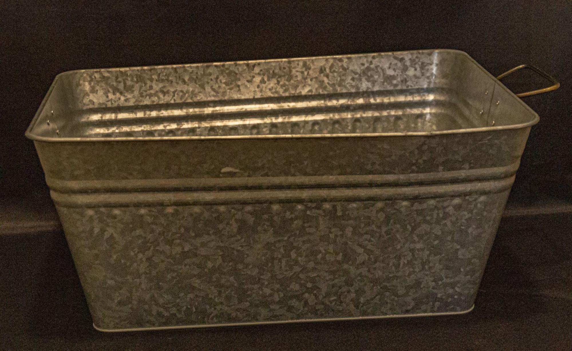 Metal Bin from Golden Moments Rentals