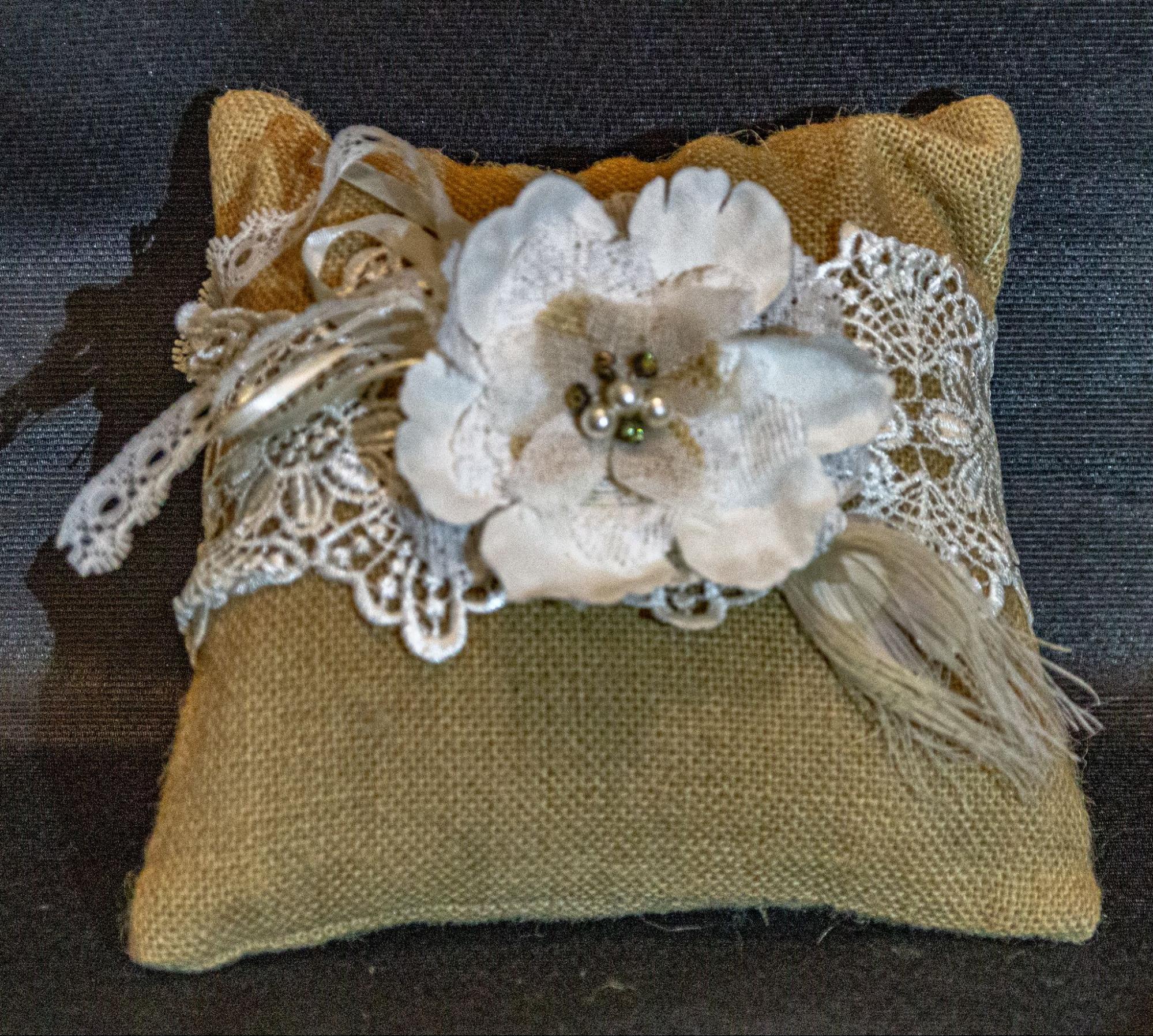 Ring Pillow from Golden Moments Rentals